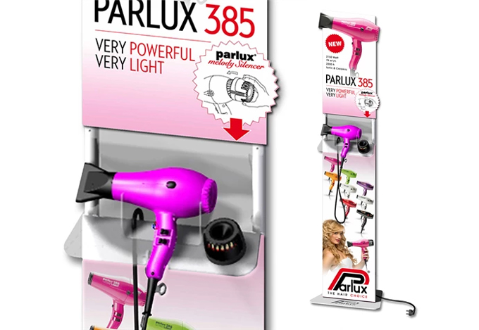 Новый промо-стенд Parlux 385